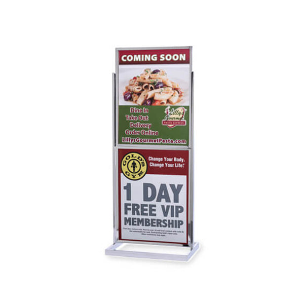 Crowd Control 22 x 28 Single Frame Flat Base Poster Stand – The Crowd  Controller