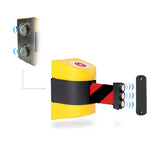 Magnetic WallPro 400: 15ft Wall Mounted Retractable Belt Barrier