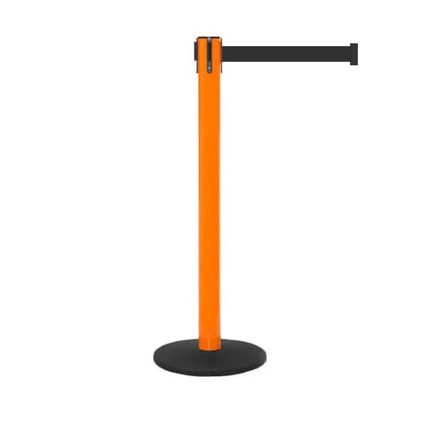 SafetyPro 250: 11-13ft Premium Safety Retractable Belt Barrier (Orange)