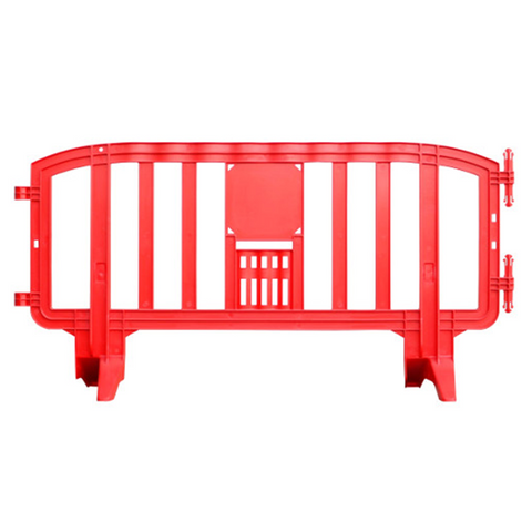 6.5ft Movit Plastic Barricade - Red