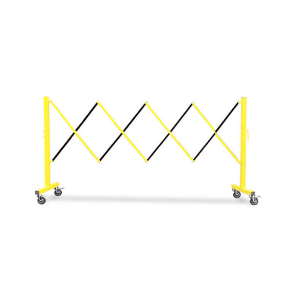11ft Metal Expanding Barricade - Yellow/Black