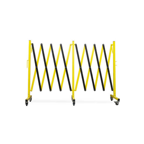 16ft Metal Expanding Barricade - Yellow/Black