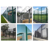 358 High Security Prison Mesh Fencing Marine Grade Customized Curves