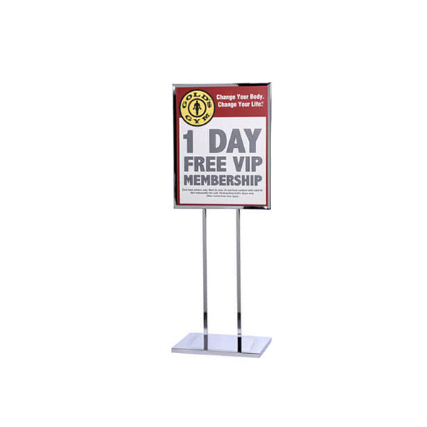 Single Frame Poster Stand Flat Base 22 x 28