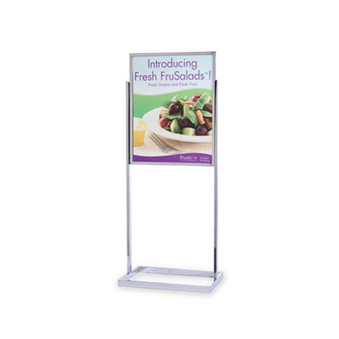 Single Frame Poster Stand Squared Base 22 x 28
