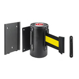 Removable WallMaster 300: 10ft Steel Wall Mounted Retractable Belt Barrier