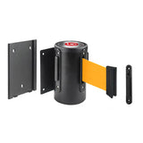 Removable WallMaster 400: 15ft Steel Wall Mounted Retractable Belt Barrier