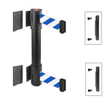WallMaster 350 Twin Removeable: 7.5-10ft Twin Wall Mounted Retractable Belt Barrier