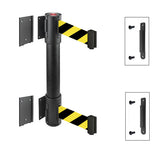 WallMaster 400 Twin Removeable: 13-15ft Twin Wall Mounted Retractable Belt Barrier