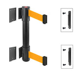 WallMaster 400 Twin Removeable: 13-15ft Twin Wall Mounted Retractable Belt Barrier