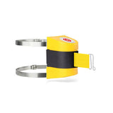 WallPro 400 Clamp: 13-15ft Wall Mounted Retractable Belt Barrier