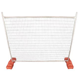 Anti Rust Galvanized Construction Barrier , Low Carbon Steel Temporary Fence Panels