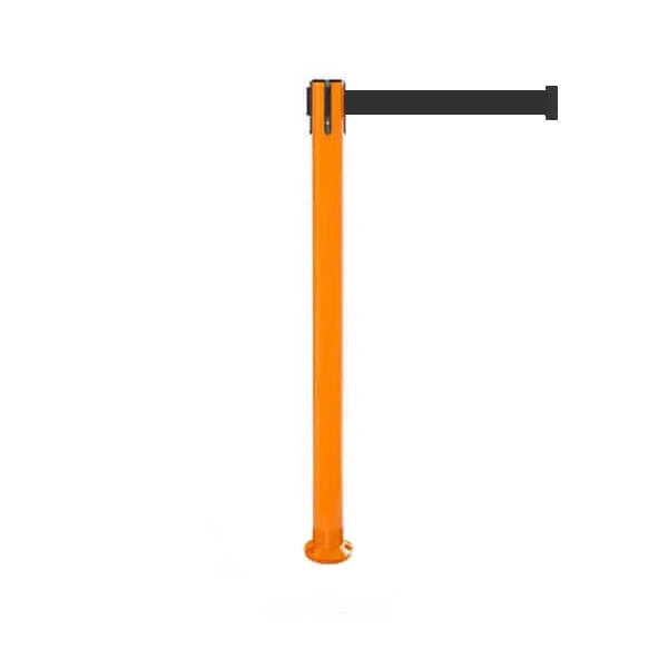 SafetyPro 250 Fixed: 11-13ft Premium Safety Retractable Belt Barrier (Orange)