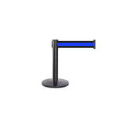 QueuePro 250 Mini Xtra: 11ft Gallery Mini Retractable Belt Barrier (Black)