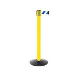 11ft Plastic Outdoor Stanchion Retractable Belt Barrier - Yellow CCD Series