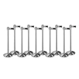 Bundle of 10 Polished Stainless Retractable Belt Barriers 11FT / 13FT