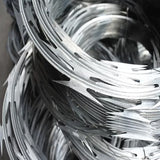 Anti Rust Concertina Wire Fence Hot Dipped Galvanized Surface Treatment
