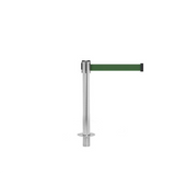 QueuePro 250 Mini Removable: 13ft Gallery Mini Retractable Belt Barrier (Satin Stainless)