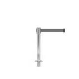 QueuePro 250 Mini Removable: 11ft Gallery Mini Retractable Belt Barrier (Polished Stainless)