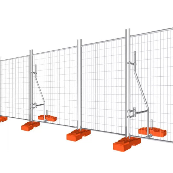 Standard Size Temporary Security Fencing Portable Easily Assembled Eco Friendly