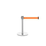 QueuePro 250 Mini: 13ft Gallery Mini Retractable Belt Barrier (Satin Stainless)