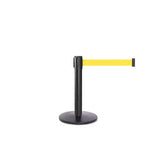 QueuePro 250 Mini: 11ft Gallery Mini Retractable Belt Barrier (Black)