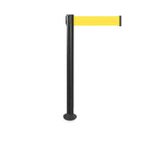 QueuePro 250 Fixed Xtra: 11ft Premium Retractable Belt Barrier (Black)