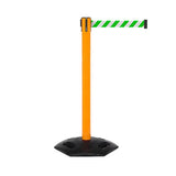 WeatherMaster 250: 11-13ft Outdoor Safety Retractable Belt Barrier (Orange)