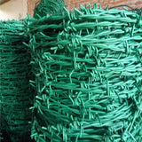 Durable PVC Coated Barbed Wire , Bob Wire Fence Anti Corrosion Easy Maintenance