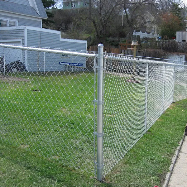 6 Foot Chain Link Security Fence 50x50mm For Agriculture Field Durable