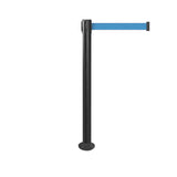 QueuePro 250 Fixed: 11ft Premium Retractable Belt Barrier (Black)