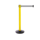 SafetyPro 300: 16ft Premium Safety Retractable Belt Barrier (Yellow)