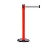 RollerSafety 250: 11-13ft Easy Deployment Retractable Belt Barrier (Red)