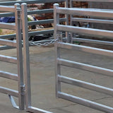 Horse 6 Bars Galvanized 30*60mm Corral Panel Fence