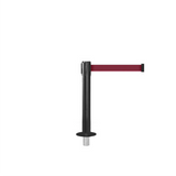QueuePro 250 Mini Removable: 11ft Gallery Mini Retractable Belt Barrier (Black)