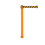 SafetyPro 300 Fixed: 16ft Premium Safety Retractable Belt Barrier (Orange)