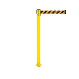 SafetyPro 300 Fixed: 16ft Premium Safety Retractable Belt Barrier (Yellow)