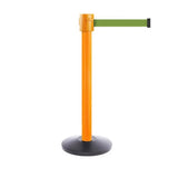 SafetyPro 335: 20-35ft Premium Safety Retractable Belt Barrier (Orange)