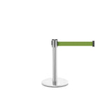QueuePro 250 Mini: 13ft Gallery Mini Retractable Belt Barrier (Satin Stainless)