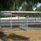 Heavy Duty Hot Dipped Galvanized Corral Panel Fence Round Pipe Horse Panels
