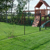 Diamond Pattern Chain Link Security Fence / Durable Hurricane Fence Panels