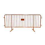 Orange 8.5ft Heay Duty Hot Dipped Steel Barricade Plus - Crowd Control