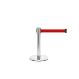 QueuePro 250 Mini: 11ft Gallery Mini Retractable Belt Barrier (Polished Stainless)