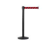 QueueMaster 550: 13ft Retractable Belt Barrier (Black)