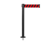 QueuePro 250 Removable Xtra: 11ft Premium Retractable Belt Barrier (Black)