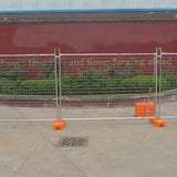 Low Carbon Steel Temporary Movable Fencing, Powder Coated Temporary Fence