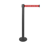 QueuePro 250 Magnetic: 13ft Premium Removable Retractable Belt Barrier (Black)