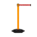 WeatherMaster 300: 16ft Heavy Duty Outdoor Safety Retractable Belt Barrier (Orange)