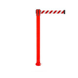 SafetyPro 300 Fixed: 16ft Premium Safety Retractable Belt Barrier (Red)