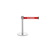 QueuePro 250 Mini: 11ft Gallery Mini Retractable Belt Barrier (Satin Stainless)